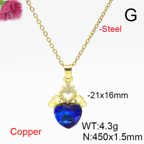 Fashion Copper Necklace  F6N406174aakl-G030