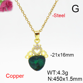 Fashion Copper Necklace  F6N406175aakl-G030