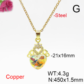 Fashion Copper Necklace  F6N406176aakl-G030
