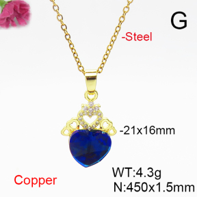 Fashion Copper Necklace  F6N406179aakl-G030