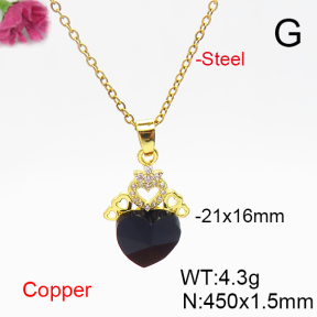 Fashion Copper Necklace  F6N406183aakl-G030