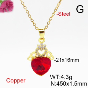 Fashion Copper Necklace  F6N406186aakl-G030