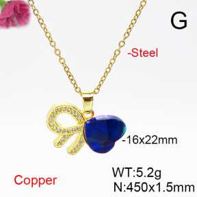 Fashion Copper Necklace  F6N406188aakl-G030