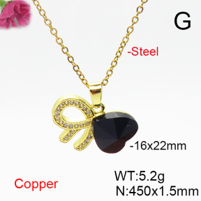Fashion Copper Necklace  F6N406190aakl-G030