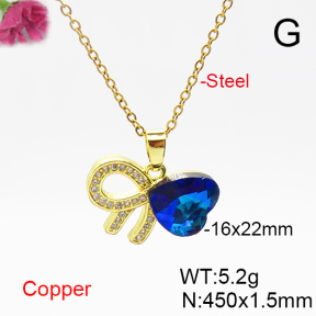 Fashion Copper Necklace  F6N406191aakl-G030