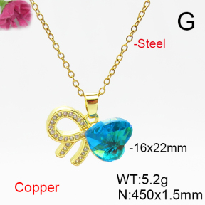 Fashion Copper Necklace  F6N406197aakl-G030