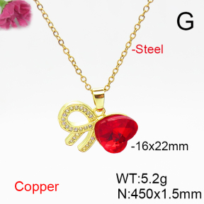 Fashion Copper Necklace  F6N406201aakl-G030