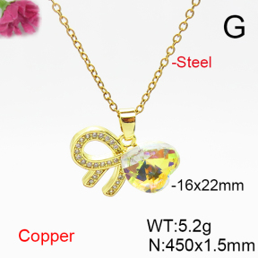 Fashion Copper Necklace  F6N406202aakl-G030