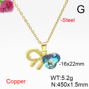 Fashion Copper Necklace  F6N406203aakl-G030