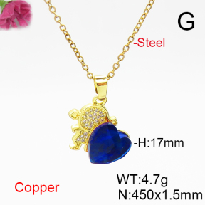 Fashion Copper Necklace  F6N406206aakl-G030