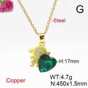 Fashion Copper Necklace  F6N406211aakl-G030
