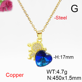 Fashion Copper Necklace  F6N406213aakl-G030