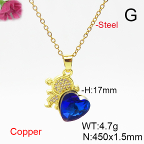 Fashion Copper Necklace  F6N406220aakl-G030