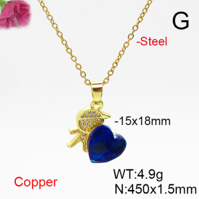 Fashion Copper Necklace  F6N406237aakl-G030