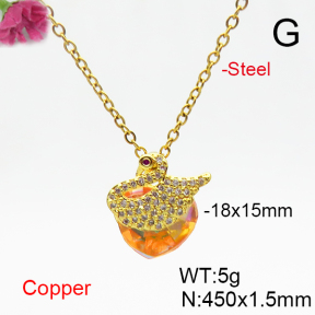 Fashion Copper Necklace  F6N406239aakl-G030