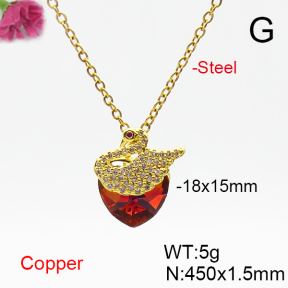 Fashion Copper Necklace  F6N406240aakl-G030