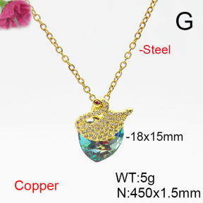 Fashion Copper Necklace  F6N406243aakl-G030