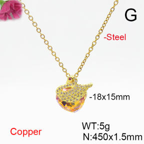 Fashion Copper Necklace  F6N406244aakl-G030