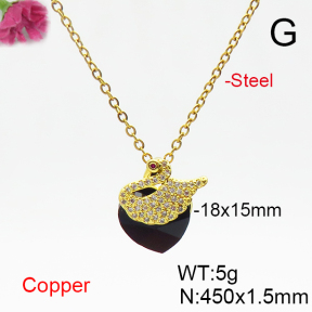 Fashion Copper Necklace  F6N406245aakl-G030