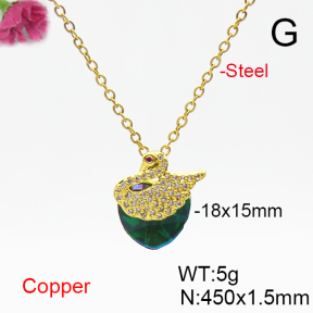 Fashion Copper Necklace  F6N406246aakl-G030