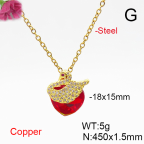 Fashion Copper Necklace  F6N406247aakl-G030