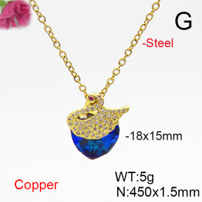 Fashion Copper Necklace  F6N406248aakl-G030