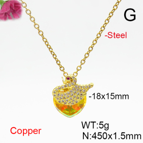 Fashion Copper Necklace  F6N406249aakl-G030