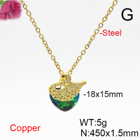 Fashion Copper Necklace  F6N406250aakl-G030