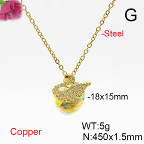 Fashion Copper Necklace  F6N406251aakl-G030