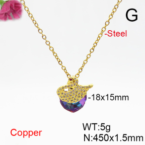 Fashion Copper Necklace  F6N406253aakl-G030