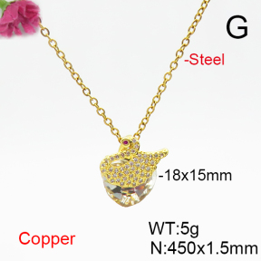 Fashion Copper Necklace  F6N406254aakl-G030