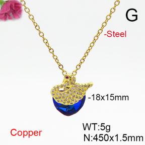 Fashion Copper Necklace  F6N406255aakl-G030