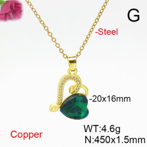 Fashion Copper Necklace  F6N406260aakl-G030
