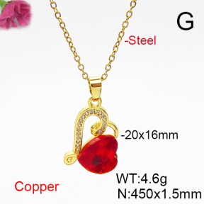 Fashion Copper Necklace  F6N406261aakl-G030