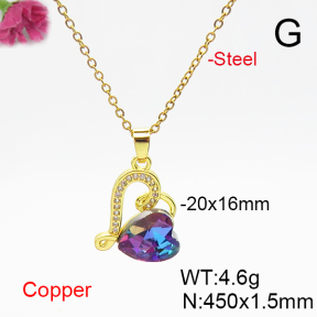 Fashion Copper Necklace  F6N406263aakl-G030