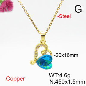 Fashion Copper Necklace  F6N406265aakl-G030