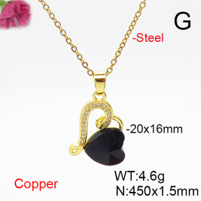 Fashion Copper Necklace  F6N406266aakl-G030