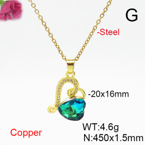 Fashion Copper Necklace  F6N406267aakl-G030
