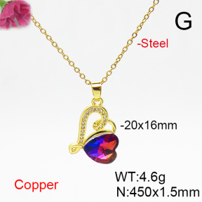 Fashion Copper Necklace  F6N406269aakl-G030
