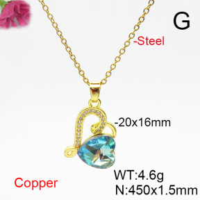 Fashion Copper Necklace  F6N406270aakl-G030