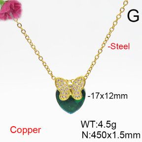 Fashion Copper Necklace  F6N406273aakl-G030