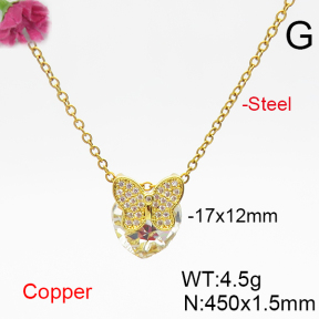 Fashion Copper Necklace  F6N406274aakl-G030