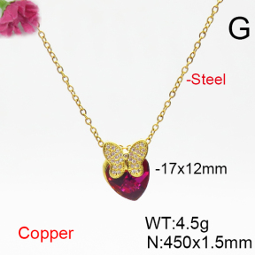 Fashion Copper Necklace  F6N406276aakl-G030