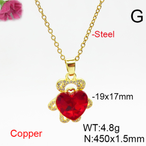 Fashion Copper Necklace  F6N406278aakl-G030