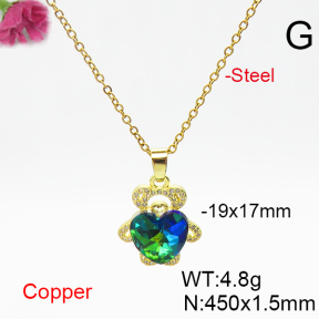Fashion Copper Necklace  F6N406280aakl-G030