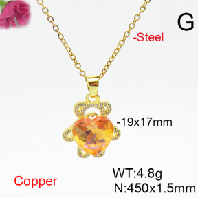 Fashion Copper Necklace  F6N406282aakl-G030