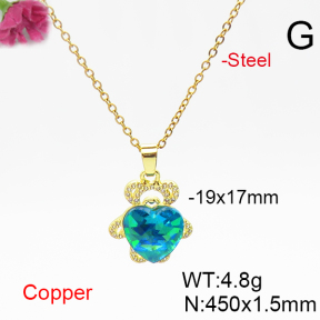 Fashion Copper Necklace  F6N406283aakl-G030