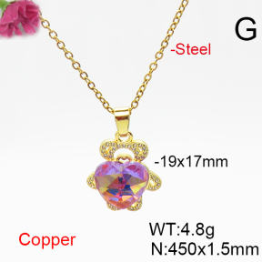 Fashion Copper Necklace  F6N406284aakl-G030