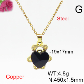 Fashion Copper Necklace  F6N406286aakl-G030