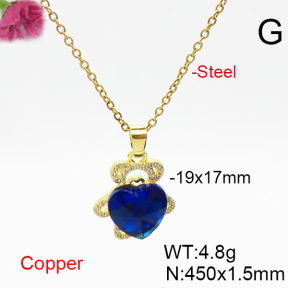 Fashion Copper Necklace  F6N406288aakl-G030